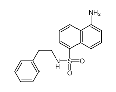 5-amino-N-(2-phenylethyl)naphthalene-1-sulfonamide Structure