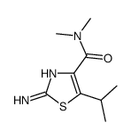 2-amino-N,N-dimethyl-5-propan-2-yl-1,3-thiazole-4-carboxamide结构式