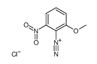 6-methoxy-2-nitrobenzenediazonium chloride Structure