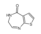 3,4-dihydrothieno[2,3-e][1,4]diazepin-5-one Structure