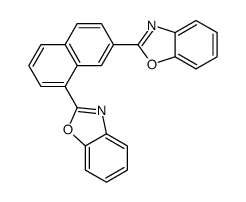 2-[7-(1,3-benzoxazol-2-yl)naphthalen-1-yl]-1,3-benzoxazole结构式