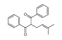 2-(3-methylbut-2-enyl)-1,3-diphenylpropane-1,3-dione Structure