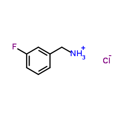 (3-氟苯基)甲胺盐酸盐结构式