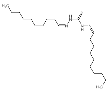 1,3-bis(decylideneamino)thiourea Structure