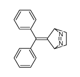 7-(diphenylmethylene)-2,3-diazabicyclo[2.2.1]hept-2-ene Structure