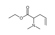 ethyl 2-(dimethylamino)pent-4-enoate结构式