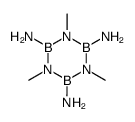 B,B',B''-triamino-N,N',N''-trimethylborazine结构式