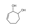 3-Cycloheptene-1,2-diol,1-acetate(9CI)结构式