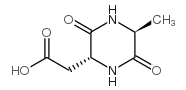 2-Piperazineaceticacid,5-methyl-3,6-dioxo-,(2R,5S)-(9CI)结构式