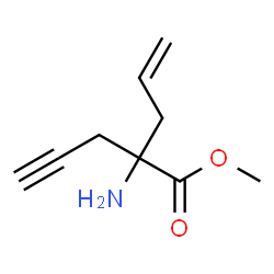 4-Pentenoicacid,2-amino-2-(2-propynyl)-,methylester,(-)-(9CI) structure
