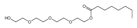 2-[2-[2-(2-hydroxyethoxy)ethoxy]ethoxy]ethyl octanoate Structure