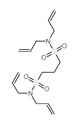 N,N,N,N-tetraprop-2-enylpropane-1,3-disulfonamide结构式