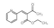 ethyl (2E)-3-oxo-2-(pyridin-2-ylmethylidene)butanoate结构式