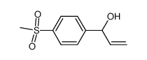 1-[4-(methylsulfonyl)phenyl]-2-propen-1-ol结构式