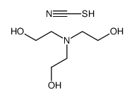 thiocyanic acid, compound with 2,2',2''-nitrilotris[ethanol] (1:1) picture