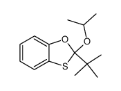 2-tert-butyl-2-isopropoxy-benzo[1,3]oxathiole结构式