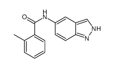 Benzamide, N-1H-indazol-5-yl-2-methyl- (9CI) Structure