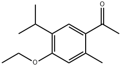 Acetophenone, 4-ethoxy-5-isopropyl-2-methyl- (5CI)结构式