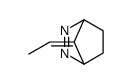 7-ethylidene-2,3-diazabicyclo[2.2.1]hept-2-ene结构式