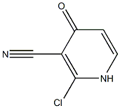 2-Chloro-4-oxo-1,4-dihydro-pyridine-3-carbonitrile结构式