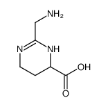 4-Pyrimidinecarboxylicacid,2-(aminomethyl)-1,4,5,6-tetrahydro-(9CI) Structure