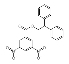 2,2-diphenylethyl 3,5-dinitrobenzoate结构式