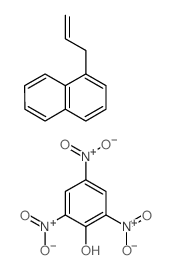 1-prop-2-enylnaphthalene; 2,4,6-trinitrophenol Structure