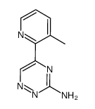 5-(3-methylpyridin-2-yl)[1,2,4]triazin-3-amine结构式