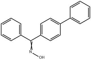 Methanone, [1,1'-biphenyl]-4-ylphenyl-, oxime Structure