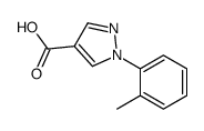 1-(邻甲苯)-1H-吡唑-4-羧酸结构式
