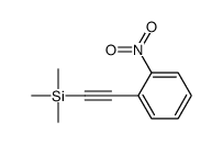 TRIMETHYL((2-NITROPHENYL)ETHYNYL)SILANE structure