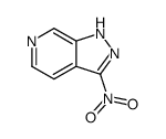 3-nitro-1H-pyrazolo[3,4-c]pyridine结构式