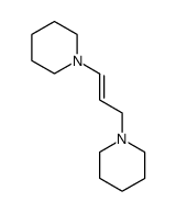 1,3-dipiperidino-propene结构式