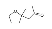 1-(2-methyltetrahydrofuran-2-yl)propan-2-one结构式