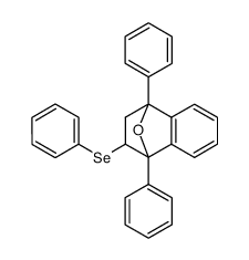 1,4-diphenyl-2-(phenylselanyl)-1,2,3,4-tetrahydro-1,4-epoxynaphthalene Structure