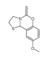 9-methoxy-3,10b-dihydro-2H-[1,3]thiazolo[3,2-c][1,3]benzoxazine-5-thione结构式