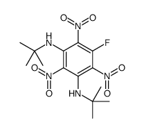 1-N,3-N-ditert-butyl-5-fluoro-2,4,6-trinitrobenzene-1,3-diamine Structure