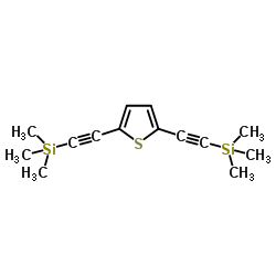 2,5-Bis[(trimethylsilyl)ethynyl]thiophene Structure