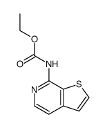 ethyl thieno[2,3-c]pyridin-7-ylcarbamate Structure