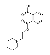 phtalate acide de (piperidinyl)-2 ethanol Structure