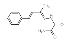 N-(4-phenylbut-3-en-2-ylideneamino)oxamide结构式