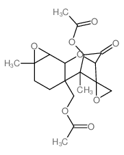 4β,15-diacetoxy-9β,10β-epoxyscirpen-3-one Structure