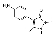 4-(4-aminophenyl)-2,5-dimethyl-1H-pyrazol-3-one结构式