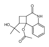 1-(2-hydroxypropan-2-yl)-3-oxo-2,2a,3,4-tetrahydrocyclobuta[c]quinolin-8b(1H)-yl acetate Structure