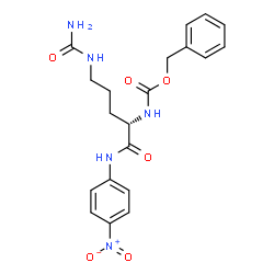 benzyl (S)-[4-[(aminocarbonyl)amino]-1-[[(4-nitrophenyl)amino]carbonyl]butyl]carbamate Structure