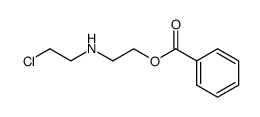 1-benzoyloxy-2-(2-chloro-ethylamino)-ethane结构式