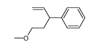methyl-(3-phenyl-pent-4-enyl)-ether Structure