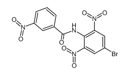 3-nitro-benzoic acid-(4-bromo-2,6-dinitro-anilide) Structure