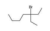 3-bromo-3-ethylheptane Structure