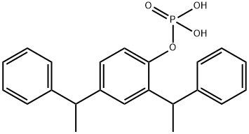 2,4-bis(1-phenylethyl)phenyl hydrogenphosphate结构式